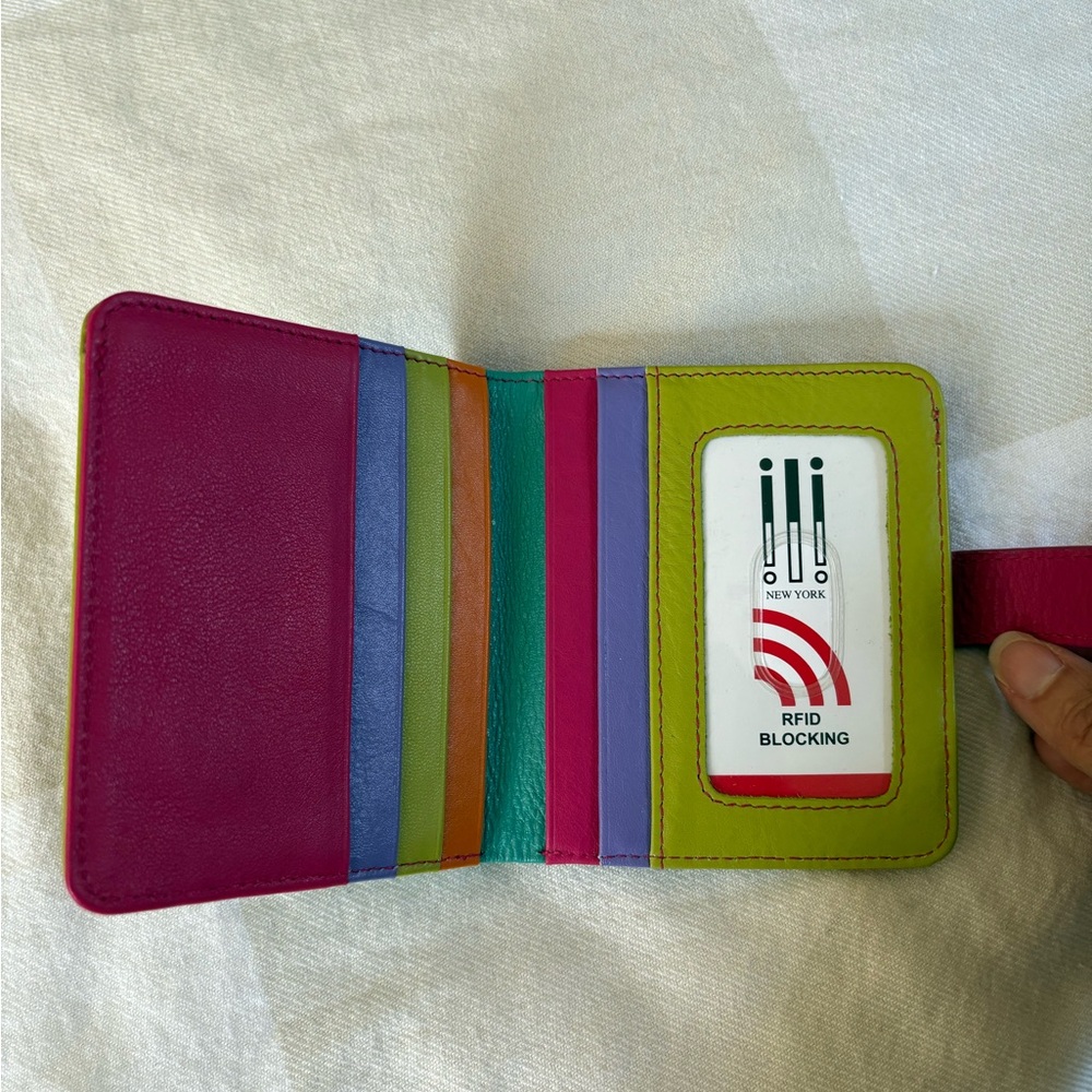 ili New York multicolor leather wallet - Picture 3 of 4